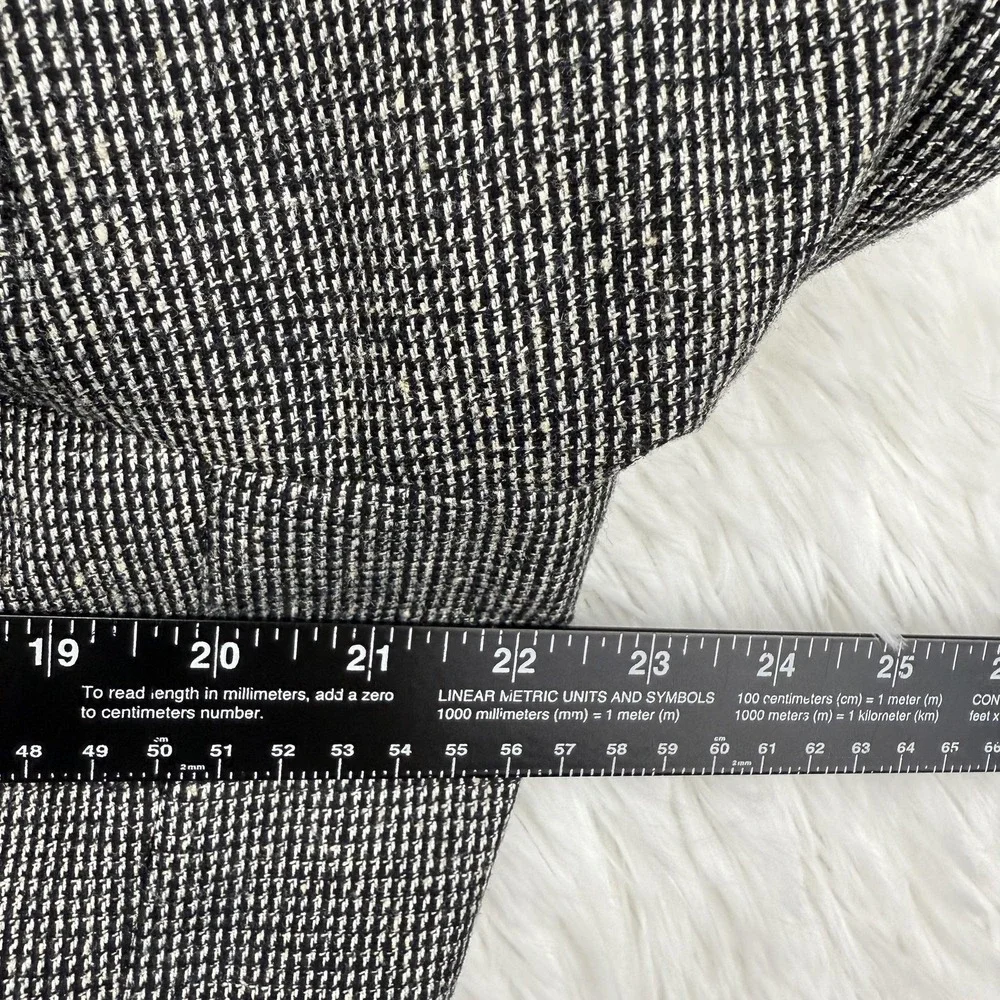 Andover Reed Mens Wool Blend Blazer Size 43R Gray Houndstooth‎ Sport Coat USA